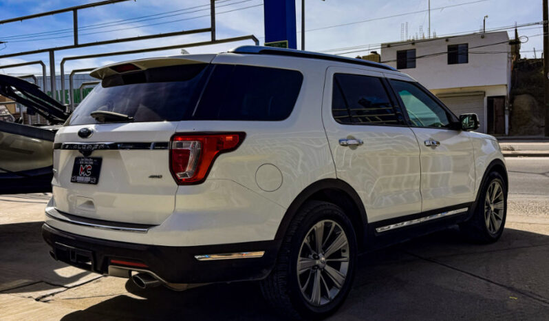 FORD EXPLORER XLT LIMITED V6 2018 lleno